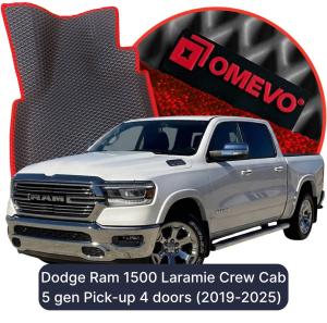 OMEVO 5D Pro EVA Dywaniki do Dodge Ram 1500 Laramie Crew Cab 5 gen Pick-up 4 drzwi (2019-2025)