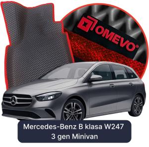 OMEVO 5D Pro EVA Dywaniki do Mercedes-Benz B klasa W247 3 gen Minivan (2018-2026)