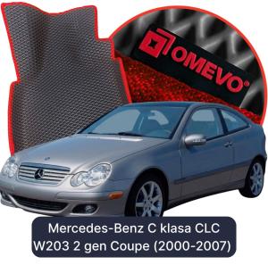 OMEVO 5D Pro EVA Dywaniki do Mercedes-Benz C klasa CLC W203 2 gen Coupe (2000-2007)