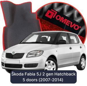 OMEVO 5D Pro EVA Dywaniki do Škoda Fabia 5J 2 gen Hatchback 5 drzwi (2007-2014)