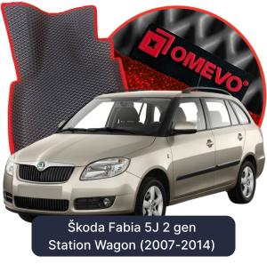 OMEVO 5D Pro EVA Dywaniki do Škoda Fabia 5J 2 gen Kombi (2007-2014)
