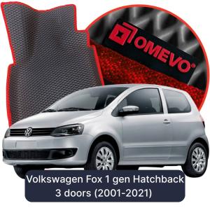 OMEVO 5D Pro EVA Dywaniki do Volkswagen Fox 1 gen Hatchback 3 drzwi (2001-2021)