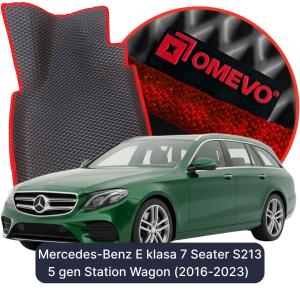 OMEVO 5D Pro EVA Dywaniki do Mercedes-Benz E klasa 7-osobowy S213 5 gen Kombi (2016-2023)