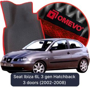 OMEVO 5D Pro EVA Dywaniki do Seat Ibiza 6L 3 gen Hatchback 3 drzwi (2002-2008)