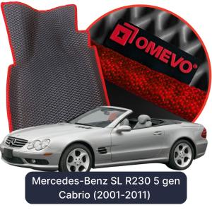 OMEVO 5D Pro EVA Dywaniki do Mercedes-Benz SL R230 5 gen Cabrio (2001-2011)