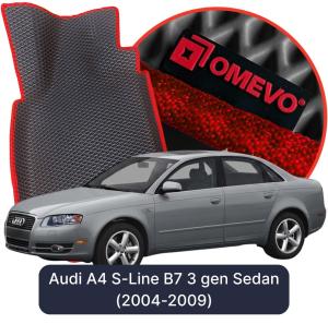 OMEVO 5D Pro EVA Dywaniki do Audi A4 S-Line B7 3 gen Sedan (2004-2009)