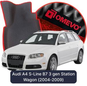 OMEVO 5D Pro EVA Dywaniki do Audi A4 S-Line B7 3 gen Kombi (2004-2009)