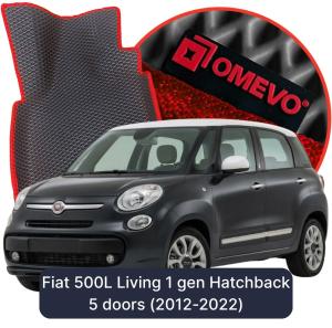 OMEVO 5D Pro EVA Dywaniki do Fiat 500L Living 1 gen Hatchback 5 drzwi (2012-2022)