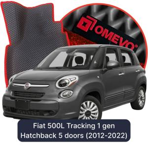 OMEVO 5D Pro EVA Dywaniki do Fiat 500L Tracking 1 gen Hatchback 5 drzwi (2012-2022)