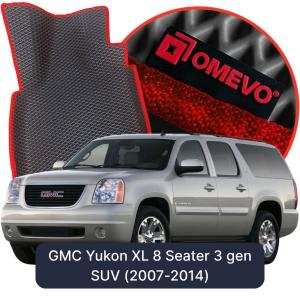 OMEVO 5D Pro EVA Dywaniki do GMC Yukon XL 8-osobowy 3 gen SUV (2007-2014)