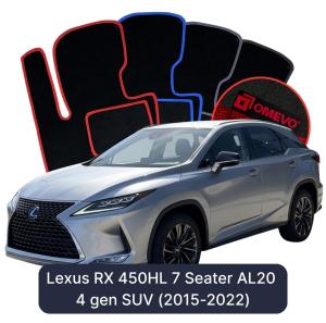 Dywaniki Welurowe OMEVO do Lexus RX 450HL
7-osobowy AL20 4 gen SUV (2015-2022)