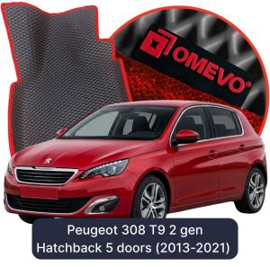 OMEVO 5D Pro EVA Dywaniki do Peugeot 308 T9 2 gen Hatchback 5 drzwi (2013-2021)