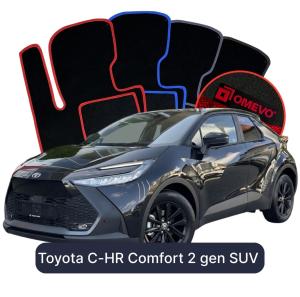 Dywaniki Welurowe OMEVO do Toyota C-HR Comfort 2 gen SUV (2023-2026)