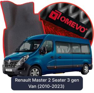 OMEVO 5D Pro EVA Dywaniki do Renault Master 2-osobowy 3 gen Van (2010-2023)