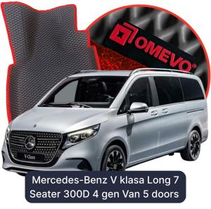 OMEVO 5D Pro EVA Dywaniki do Mercedes-Benz V klasa Long
7-osobowy 300D 4 gen Van 5 drzwi (2023-2026)
