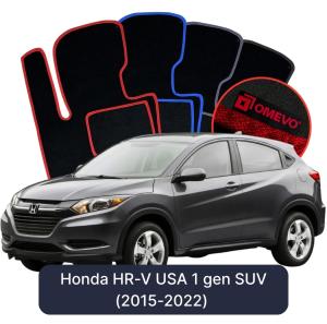 Dywaniki Welurowe OMEVO do Honda HR-V USA 1 gen SUV (2015-2022)