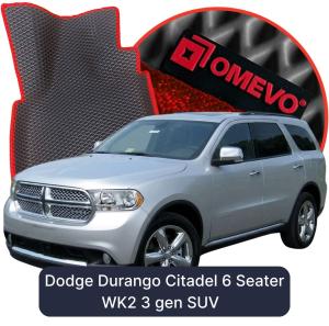 OMEVO 5D Pro EVA Dywaniki do Dodge DurangoCitadel 6-osobowy WK2 3 gen SUV (2010-2026)