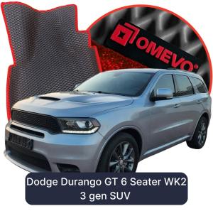 OMEVO 5D Pro EVA Dywaniki do Dodge Durango GT 6-osobowy WK2 3 gen SUV (2010-2026)