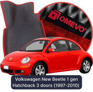 OMEVO 5D Pro EVA Dywaniki do Volkswagen New Beetle 1 gen Hatchback 3 drzwi (1997-2010)