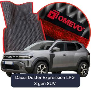 OMEVO 5D Pro EVA Dywaniki do Dacia Duster Expression LPG  3 gen SUV (2024-2026)