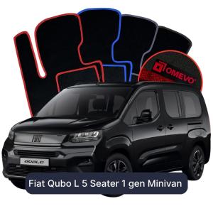Dywaniki Welurowe OMEVO do Fiat Qubo L 
5-osobowy 1 gen Minivan (2026-2026)
