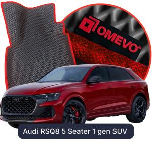 OMEVO 5D Pro EVA Dywaniki do Audi RSQ8 5-osobowy  1 gen SUV (2018-2026)