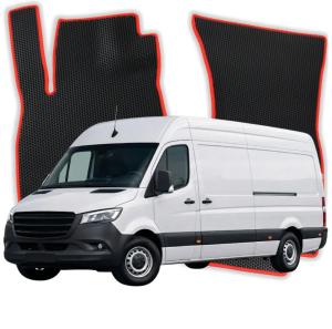 OMEVO EVA Dywaniki® do Mercedes-Benz Sprinter MAXI 3-osobowy W907/W910 3 gen Furgon (2018-2026)