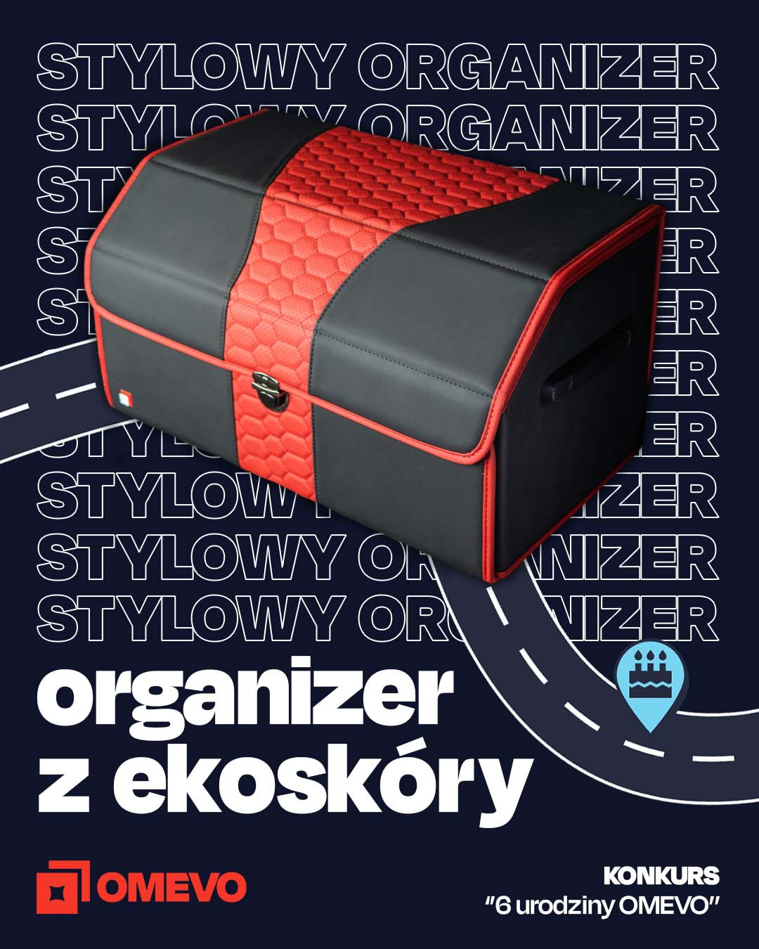 Stylowy organizer z ekoskóry